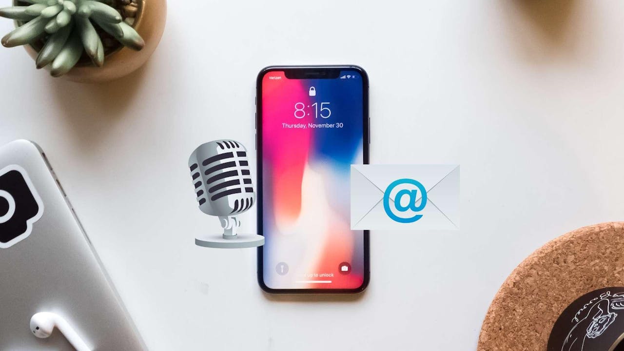 Cette appli transforme vos notes vocales en mails sur iPhone